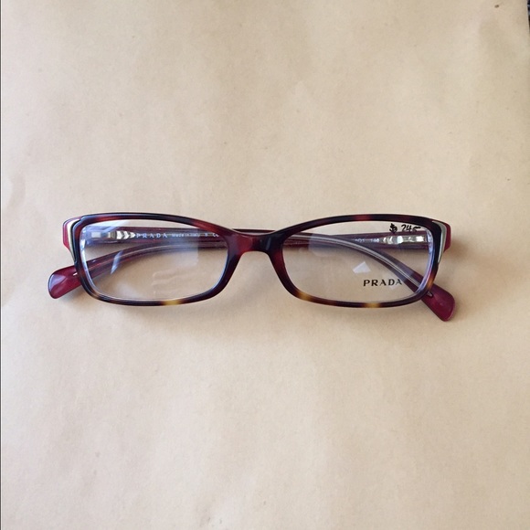 New Authentic Prada Vpr 12O Fak-1O1 Red