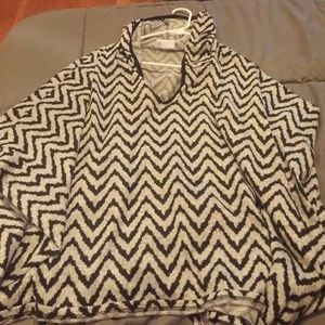Oversized Cropped Hoodie