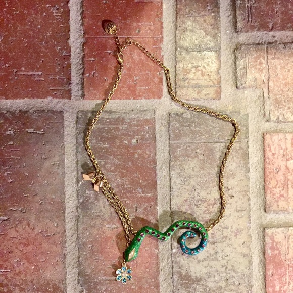 Betsey Johnson Snake Necklace