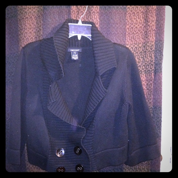 CLEARANCE: Karen Kane Black Sweater (Size XL) - Picture 1 of 2