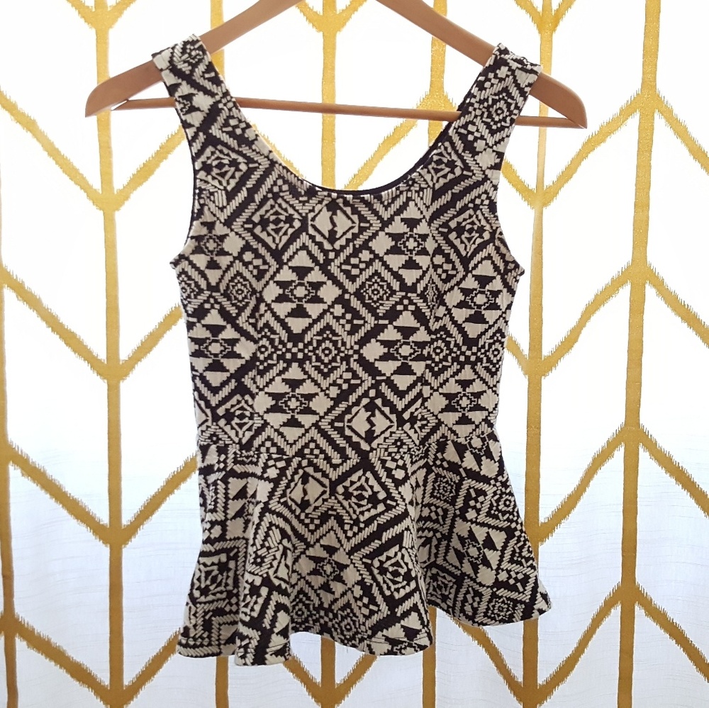 💫Aztec Peplum Top💫