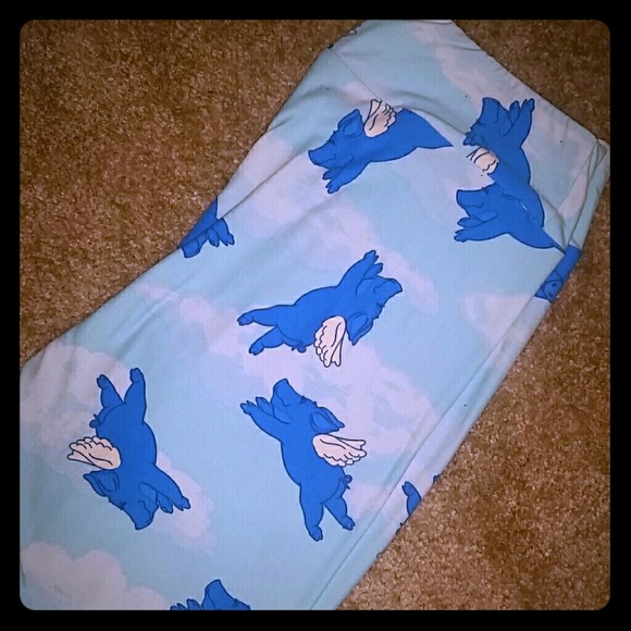 Blue pigs lularoe leggins