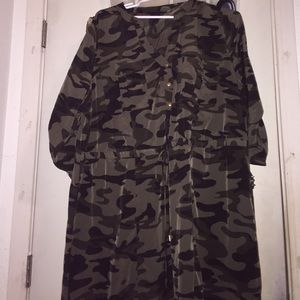 Beautiful camouflage dress