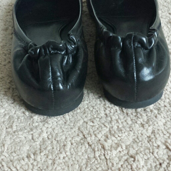 Tory Burch reva black leather flats - Picture 3 of 4