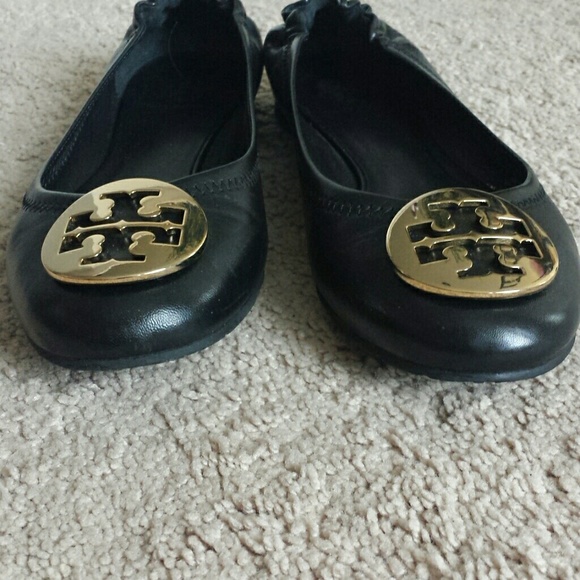 Tory Burch reva black leather flats - Picture 4 of 4