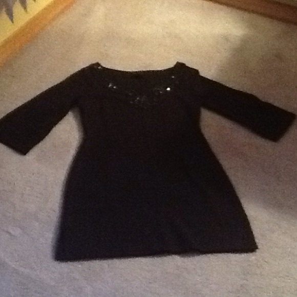 Beautiful black jeweled BCBG dress