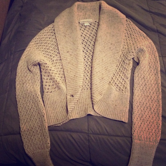 Crop knit sweater