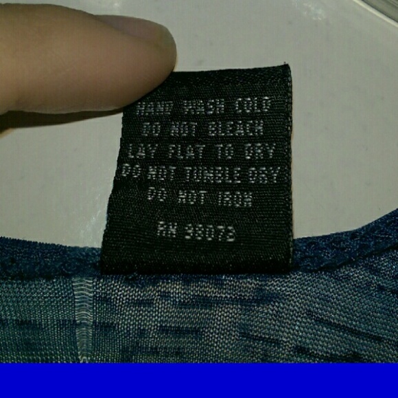 🚫SOLD🚫 Beautiful sheer blue cover-up - Picture 3 of 4