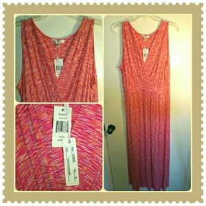 NWT Pink long maxi dress