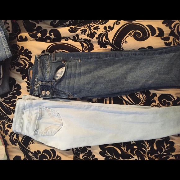 American Eagle and Hollister jeans both size 26