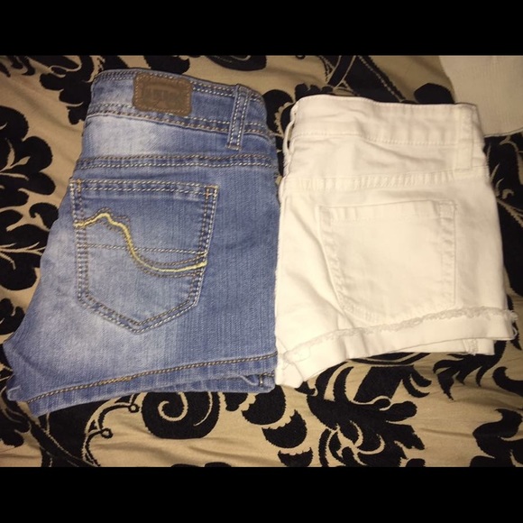 Jean shorts!! both size 5