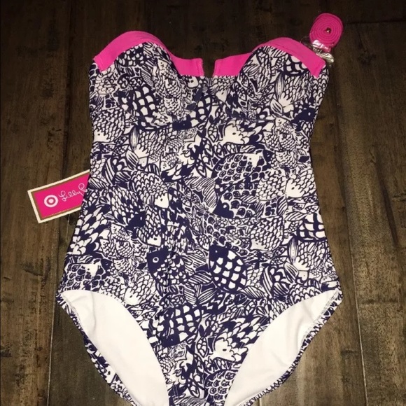 New never worn XS Lilly Pulitzer one piece 🐟🐟🐟