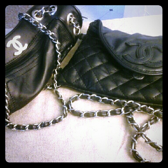 Black  Leather  Pocketbooks trimmed  with  silver