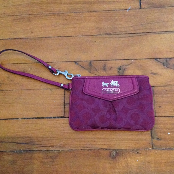 Authentic Coach Wristlet