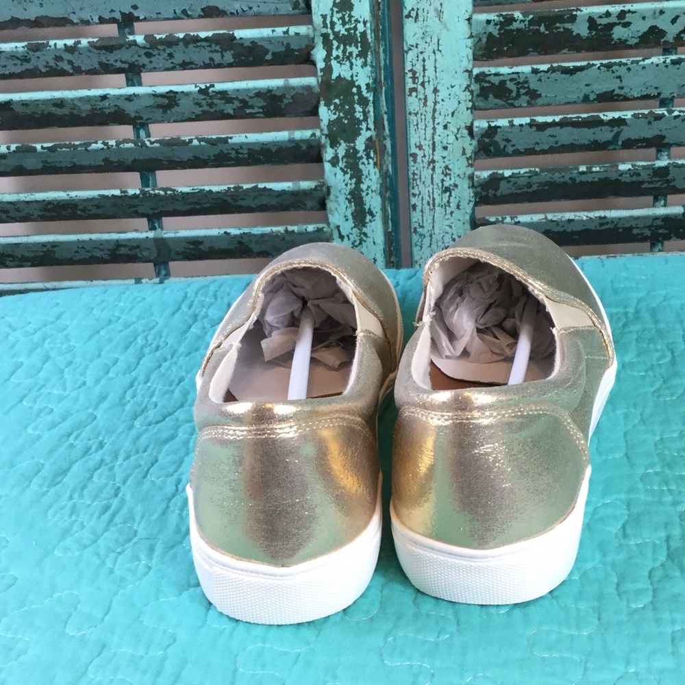 Women's 143 Girl Gold Slip On Shoes - Picture 6 of 8