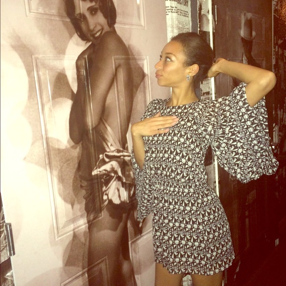 Romper / Jumpsuit + Chic Pattern