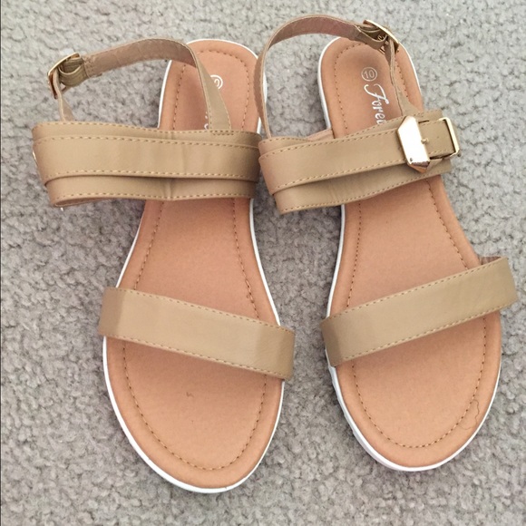 Tan sandals