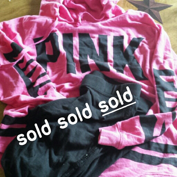 VS PINK Hoodie and leggins