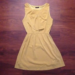 Mustard yellow dress
