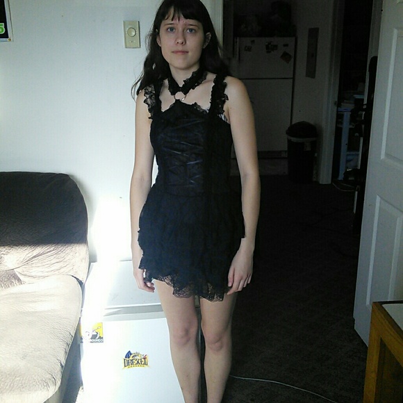 Gothic lolita jrock prom cosplay dress