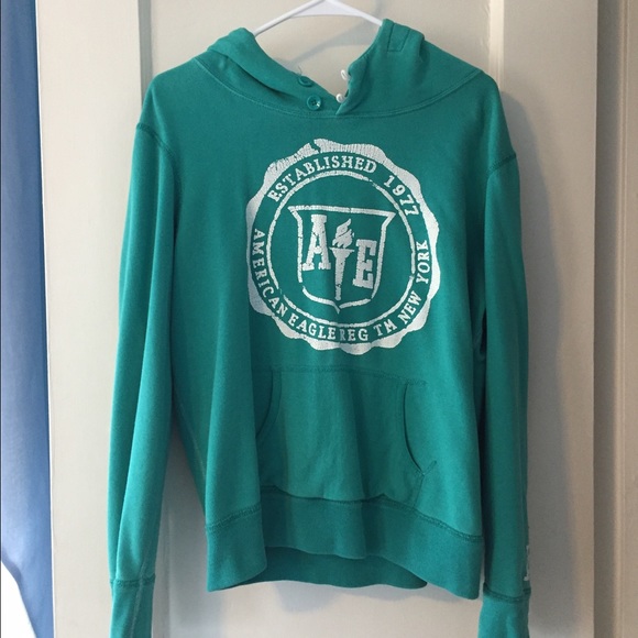 American Eagle Outfitters Sweaters - ⭐️ American Eagle Hoodie in Mint Green ⭐️