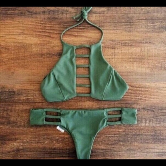 Olive Green Bikini