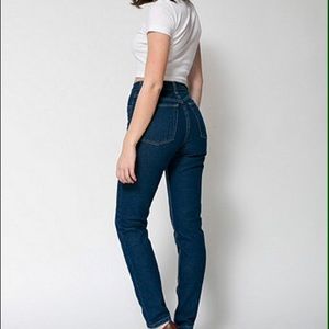 [26] American apparel high waisted skinny jean
