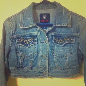DOLLHOUSE  Vintage Cropped Jean Jacket