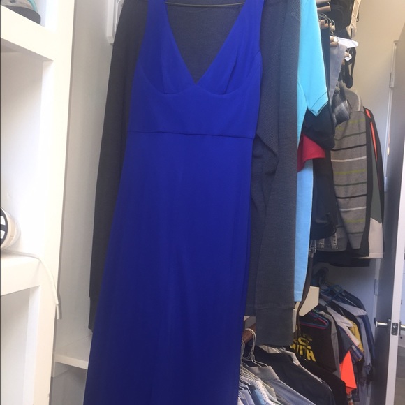 ABS Allen Schwartz V-NECK / V-Back sleeveless gown