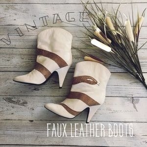 Vintage leather boots