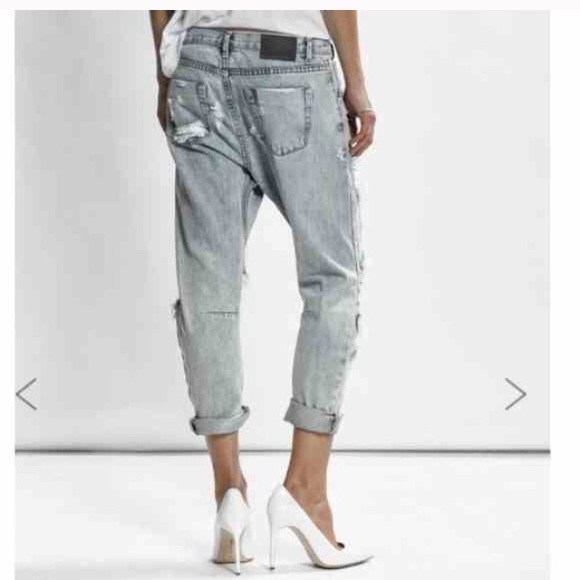 ❌SOLD Brand NEW ONE TEASPOON Malt Ripped Jeans - Picture 2 of 4