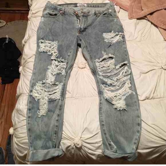 ❌SOLD Brand NEW ONE TEASPOON Malt Ripped Jeans - Picture 3 of 4