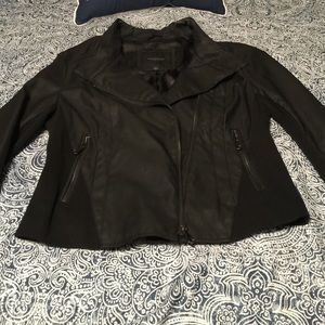 Faux leather jacket