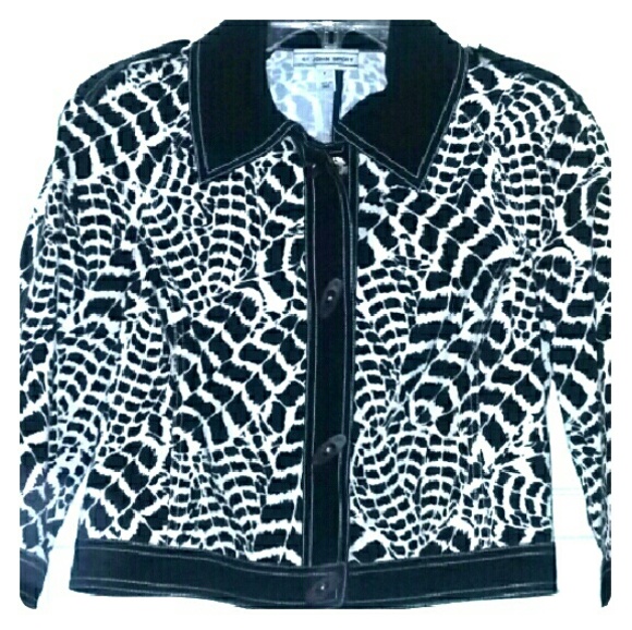 St. JOHN SPORT Spring Zebra Print Jacket