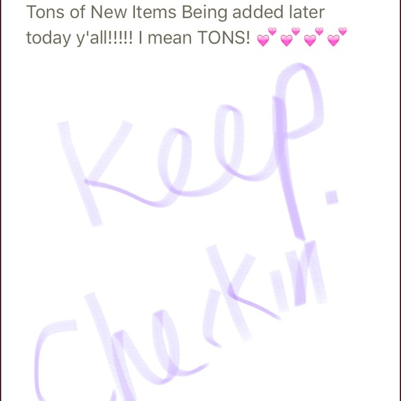 New items (TONS) being added later today!
