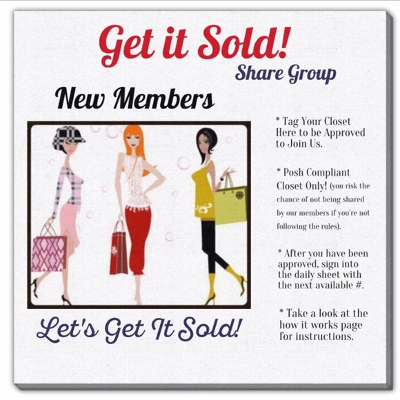😃New members please tag your closet name below