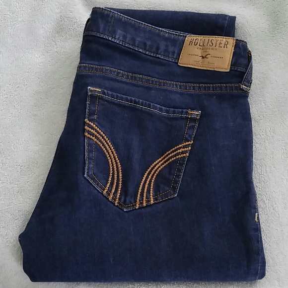 Hollister dark wash skinny jeans