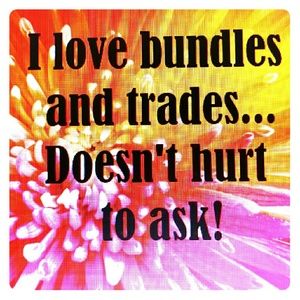 Bundles and trades