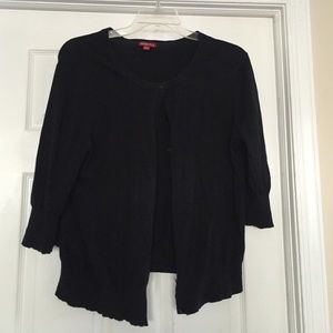 Black Merida 3/4 cardigan size xxl
