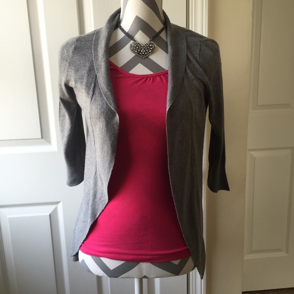 Mossimo Gray Cardigan sans Buttons