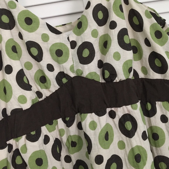 ⛔️SOLD Green Brown Maternity Casual Dress - Picture 2 of 3