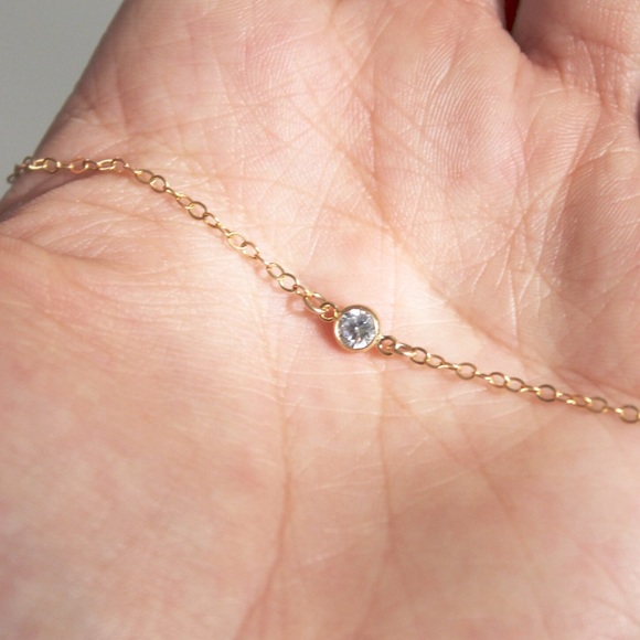 Mini Starlight Necklace || Cubic Zirconia - Picture 3 of 4