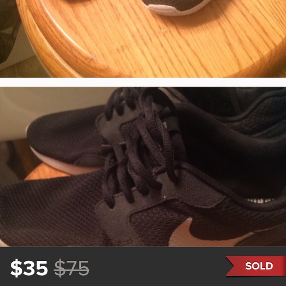 Re listing for nikes .