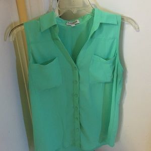 Express portofino sleeveless top