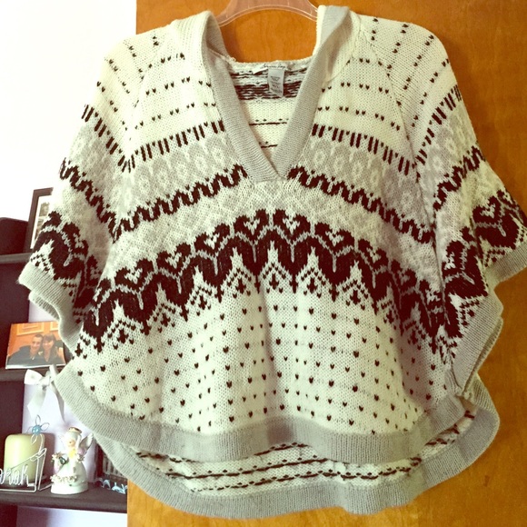 sweater poncho!