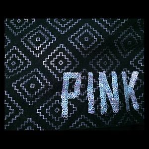 VS silver and black leggings