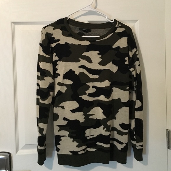 Camo sweater