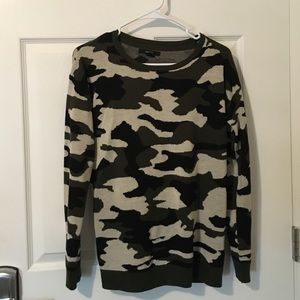 Camo sweater