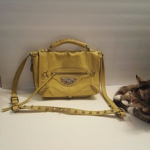 NWT Sam Edelman Citron Studded Strap Crossbody