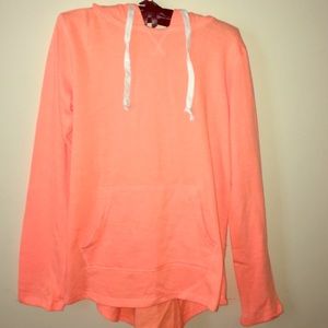 Neon orange hoodie